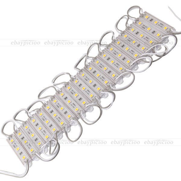 LED 20 Module 60 5050 SMD LED 12V Strip Warmweiß Unterwasser