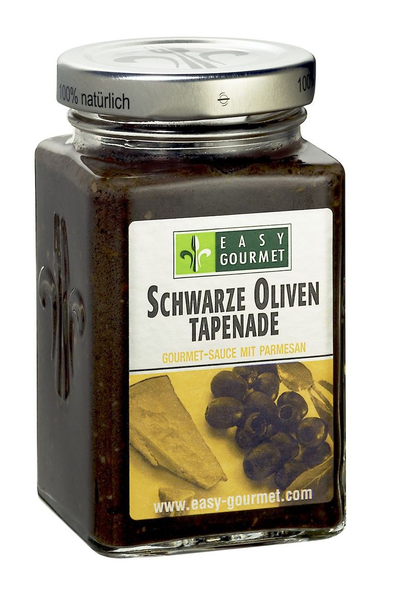 45EUR/100ml) Easy Gourmet Schwarze Oliven Tapanade 200ml