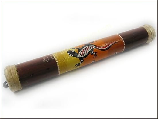 2965) Rainstick Regenmacher   mit Gecko Motiv