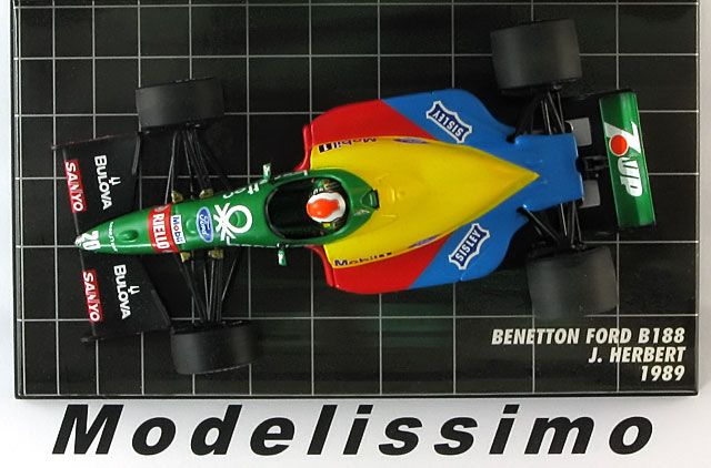 43 Minichamps Benetton Ford B188 Herbert 1989 ltd.