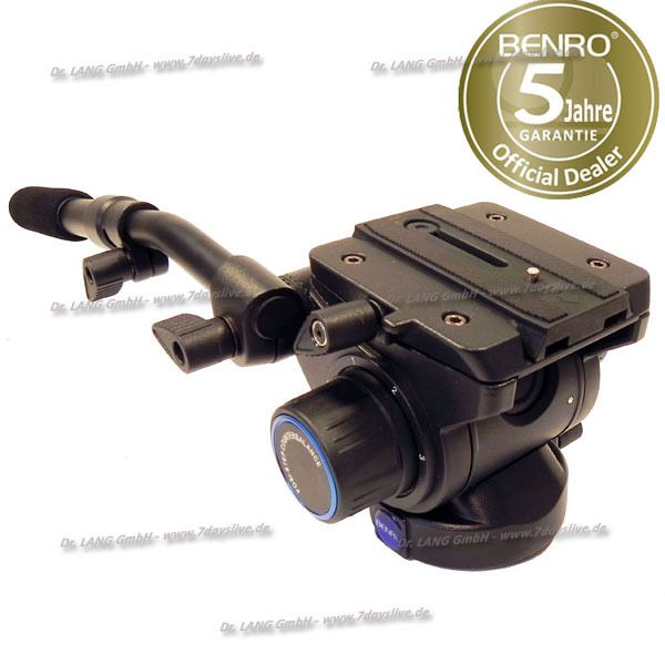 Benro S6 Videoneiger S 6 Videokopf Fluid Kameraplatte neu new neuf