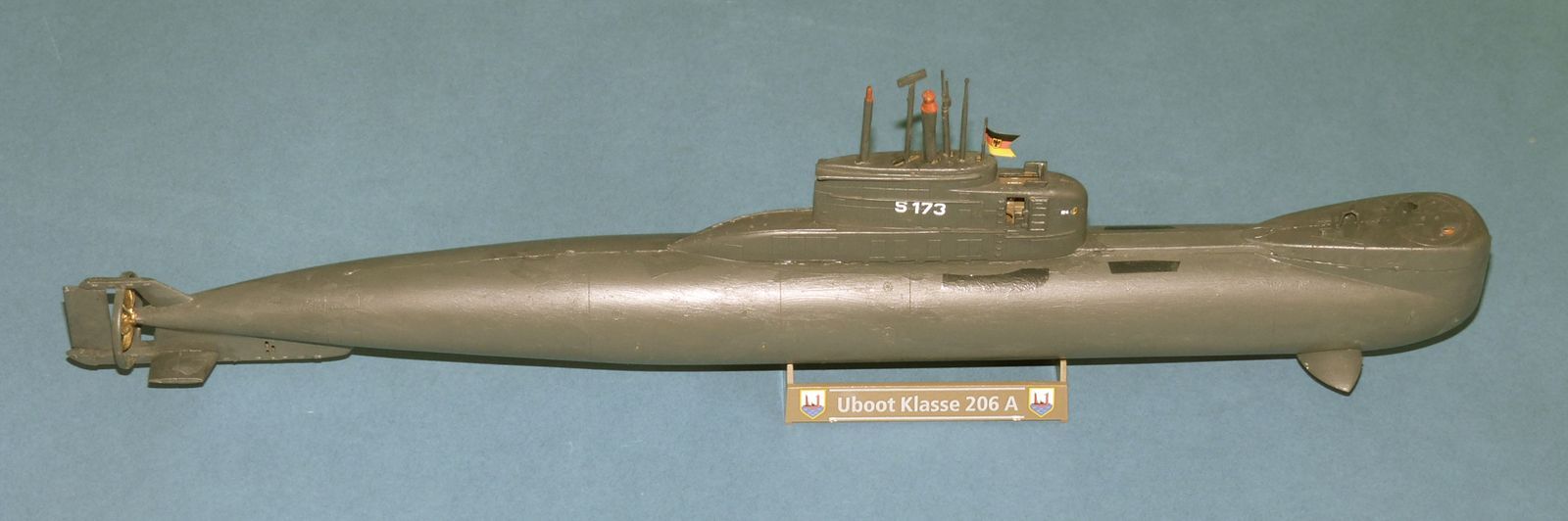 Boot Modell Klasse 206A 1144, fertig gebaut