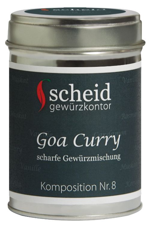 SCHEID GEWURZKONTOR GOA CURRY 60 GRAMM DOSE MHD 19 12 12 EUR 1 67 100g