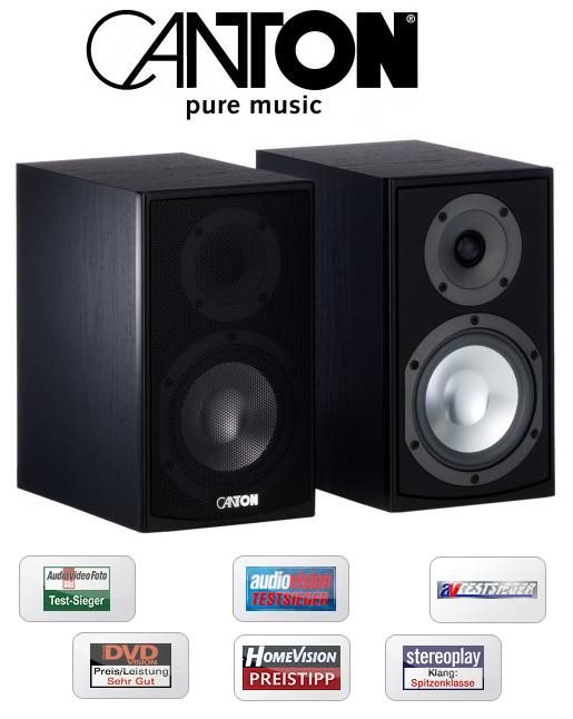 CANTON GLE 402   SCHWARZ   PAARPREIS   OVP   NEU 