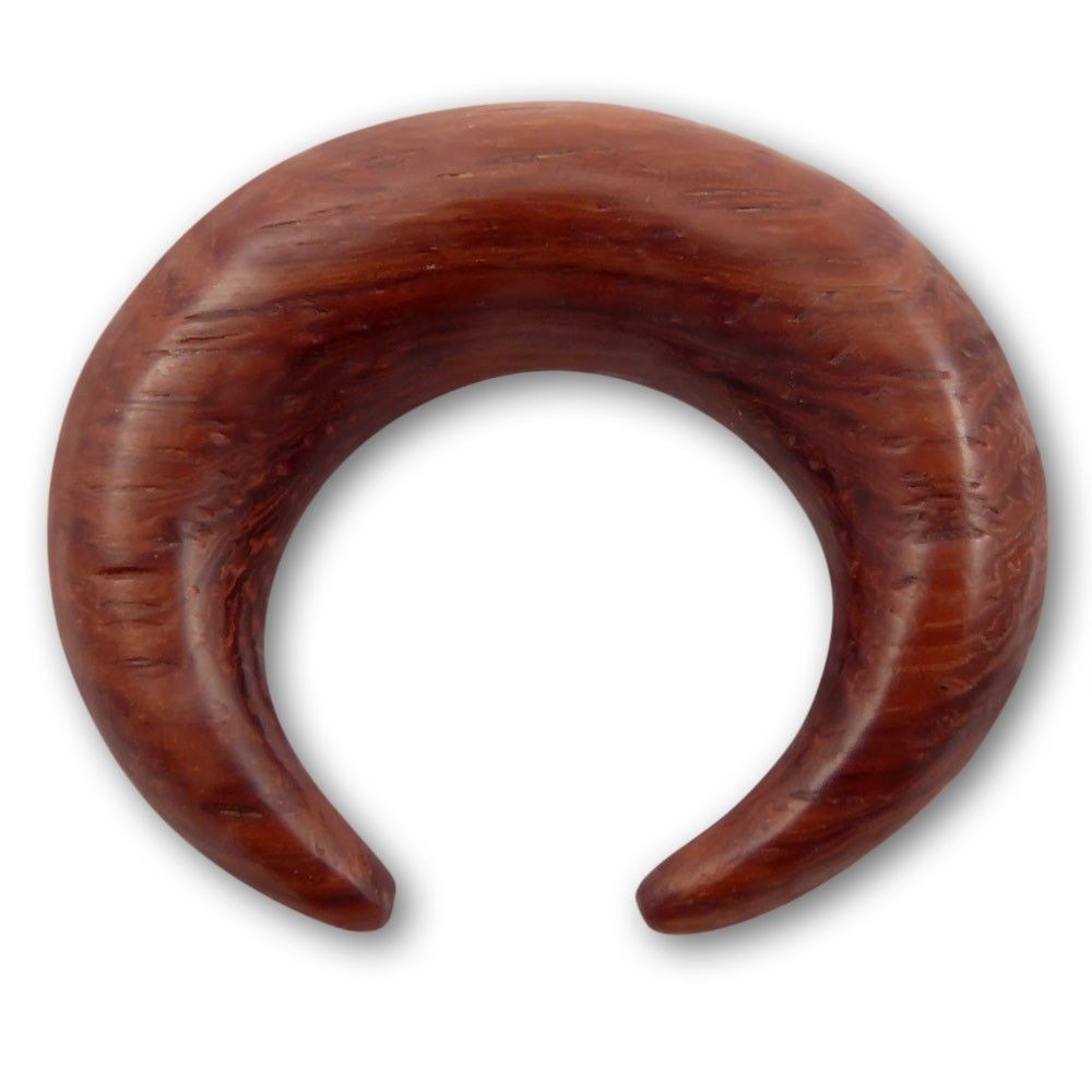 HOLZ EXPANDER OHR DEHNUNGSSICHEL CLAW EAR TAPER WOOD PIERCING PLUG