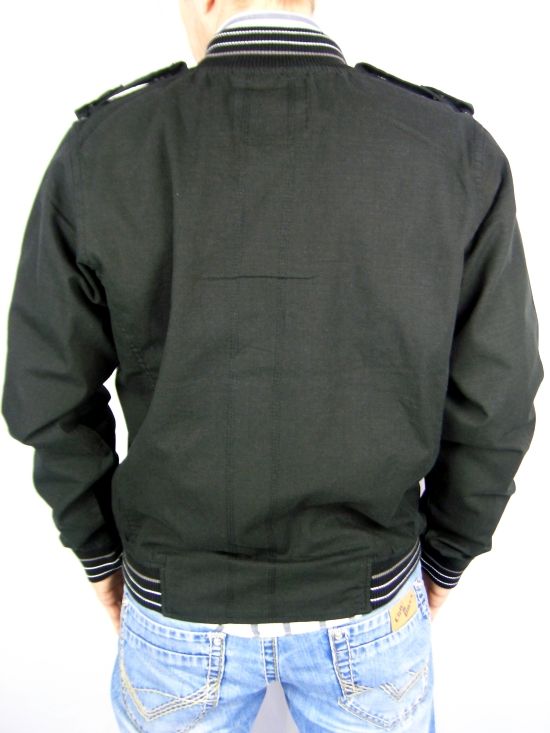 STYLISCHE MZGZ HERREN CLUB JACKE SCHWARZ GR. L