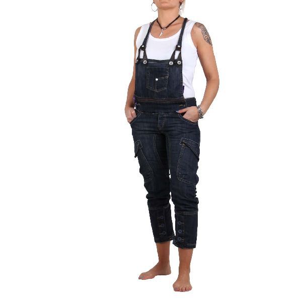 Desigual Hose Jeanshose Latzhose D 76 2 Damen Gr. 38 / M