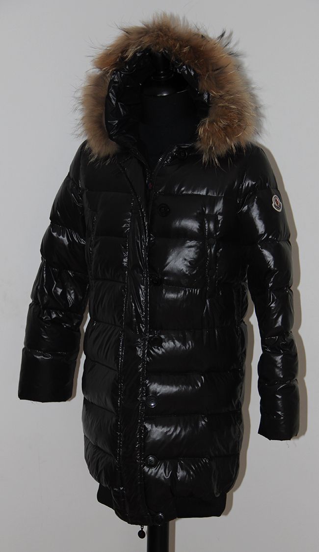 MONCLER damen Daunenmantel Mantel Gr 2 S Schwarz