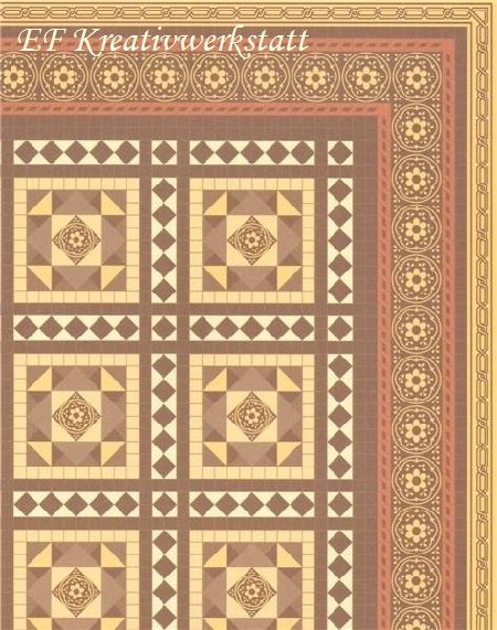 12 Parkett Victorian Floor Tiles PP95