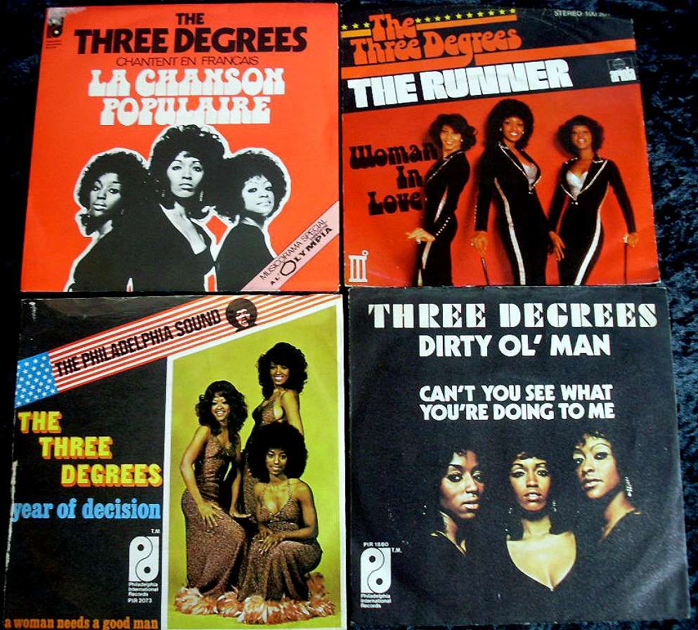 THE THREE DEGREES * 9 Sgl.ua DIRTY OL´ MAN * THE RUNNER