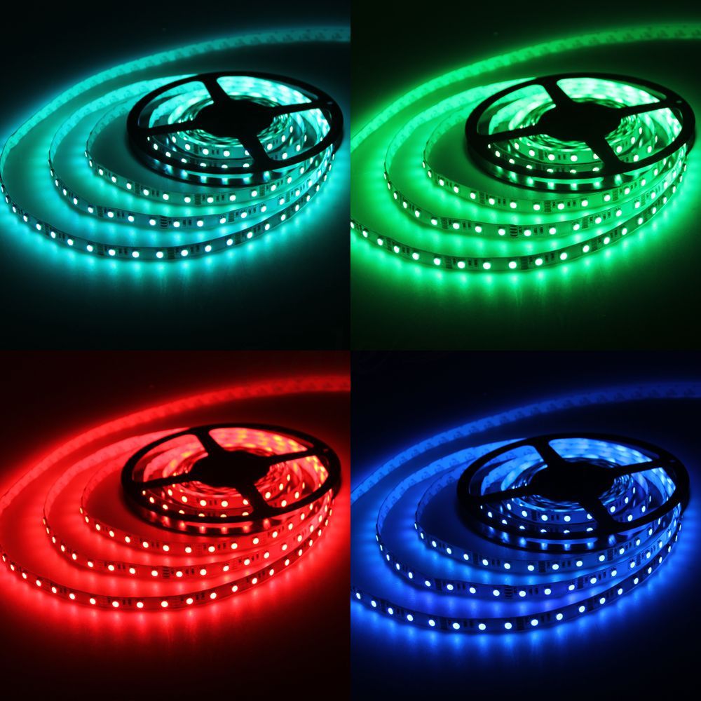 5M RGB 300 5050SMD LED STRIP Lichtkette Streif Leiste Remote Power