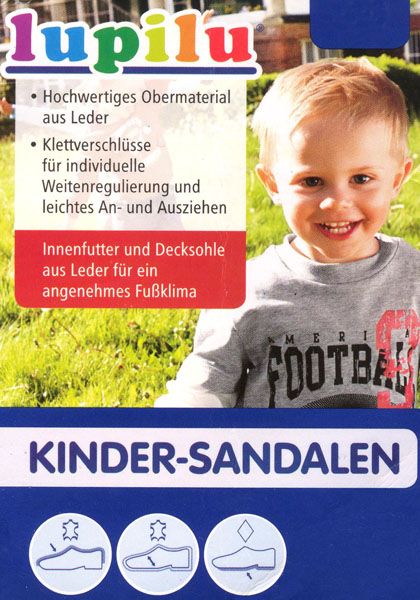 Kindersandalen Kinder Baby Sandalen Leder Gr. 20 NEU