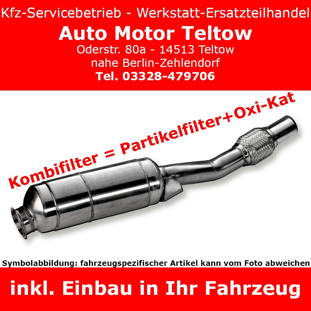 Partikelfilter für AUDI A3 8L1 1.9 TDI 90PS