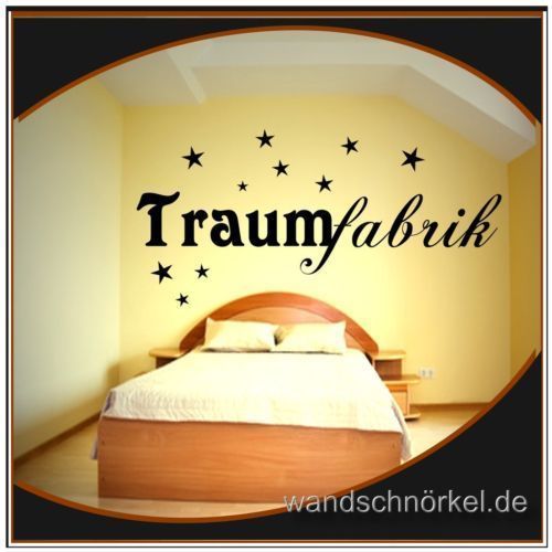 Traumfabrik Wandtattoo Schlafzimmer Kinderzimmer Sterne Träumen