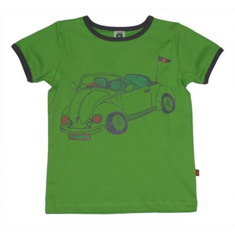 SMAFOLK T Shirt Käfer Cabriolet grün Kult