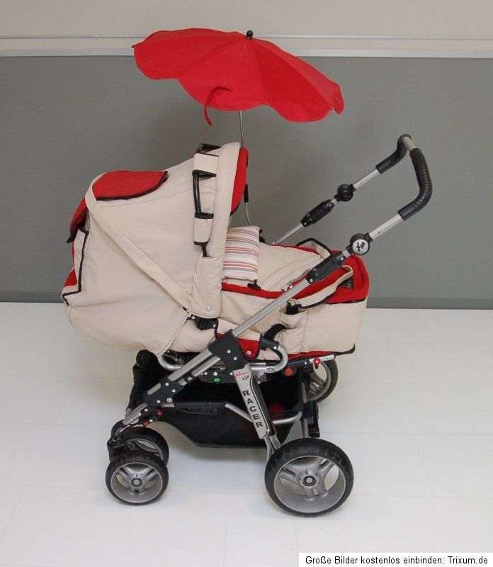 Hartan Racer S mit Zubehör Kombikinderwagen Kinderwagen