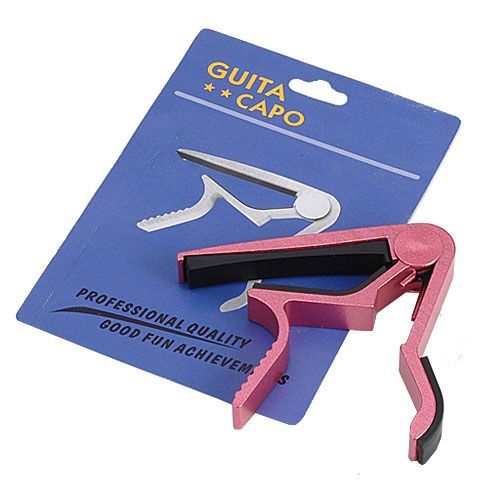 Gitarre Kapodaster Akustikgitarre Trigger Capo Pink OVP