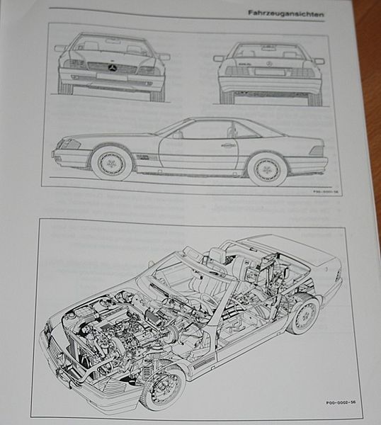 Werkstatthandbuch Mercedes R129 R 129 SL 300SL 500SL