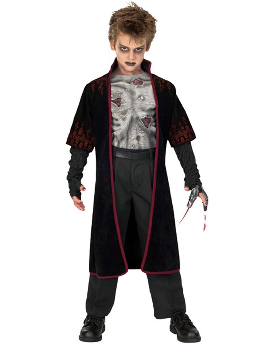 Jungen Zombie Faschingskostüm Halloween Gr. 122 128 134 140