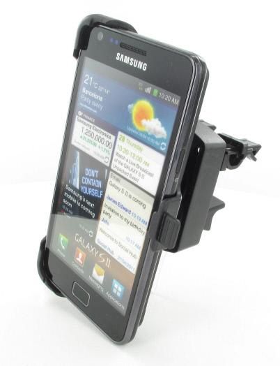 SAMSUNG i9100 GALAXY S2 KFZ AUTO LÜFTUNG HALTERUNG 3D + 12 24V KFZ