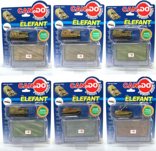 Dragon Can.Do WWII German Tanks 1144 scale Elefant / Ferdinand Series