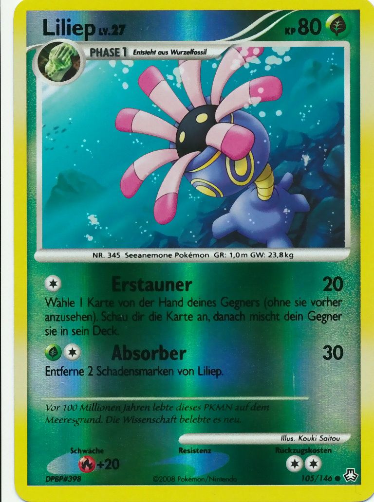 Neu * LILIEP 105/146 Holo * Pokemon Erwachte Legenden