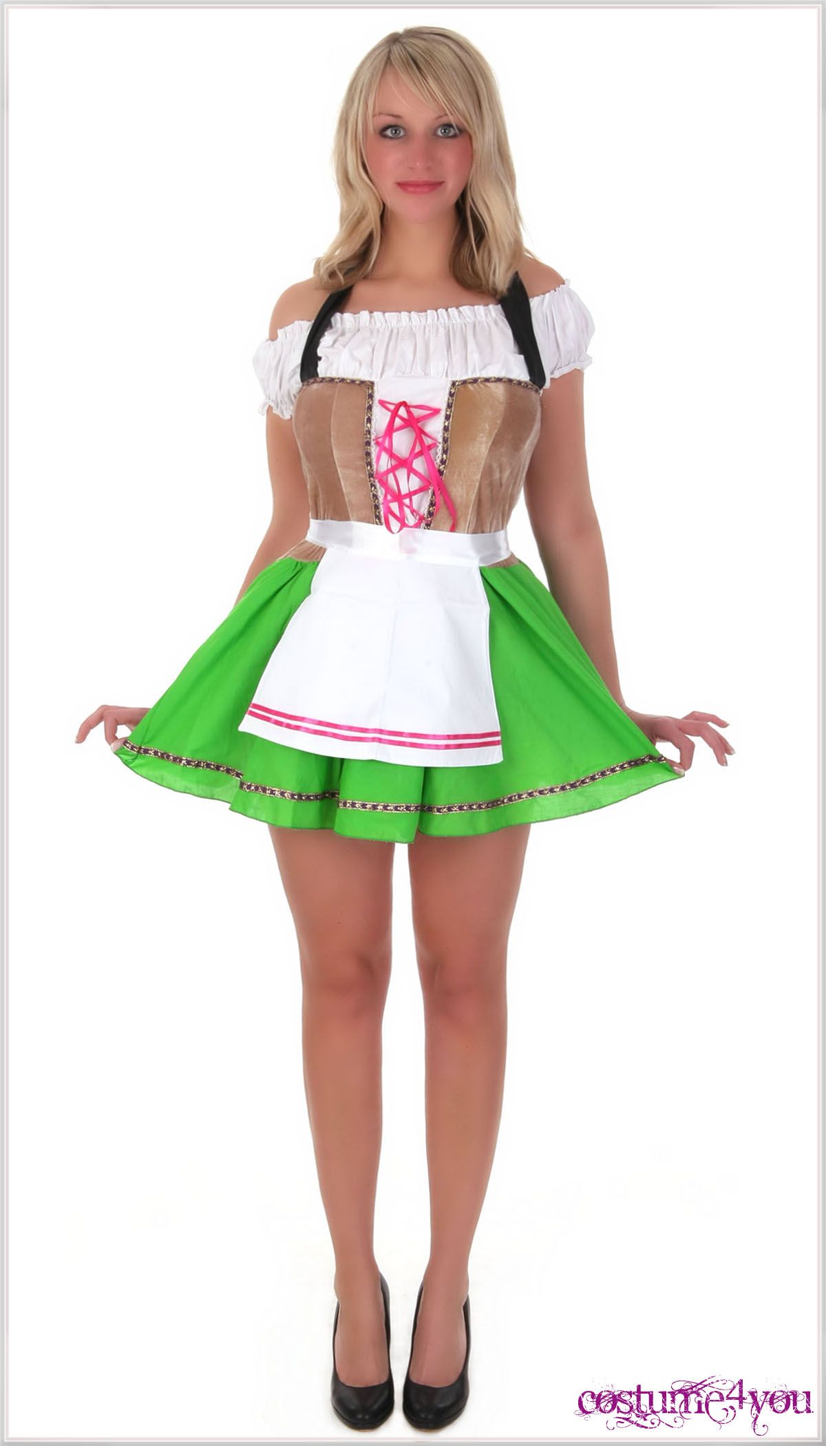 Sexy Karneval Fasching Dirndl Bayern Kostüm S M 158 ★