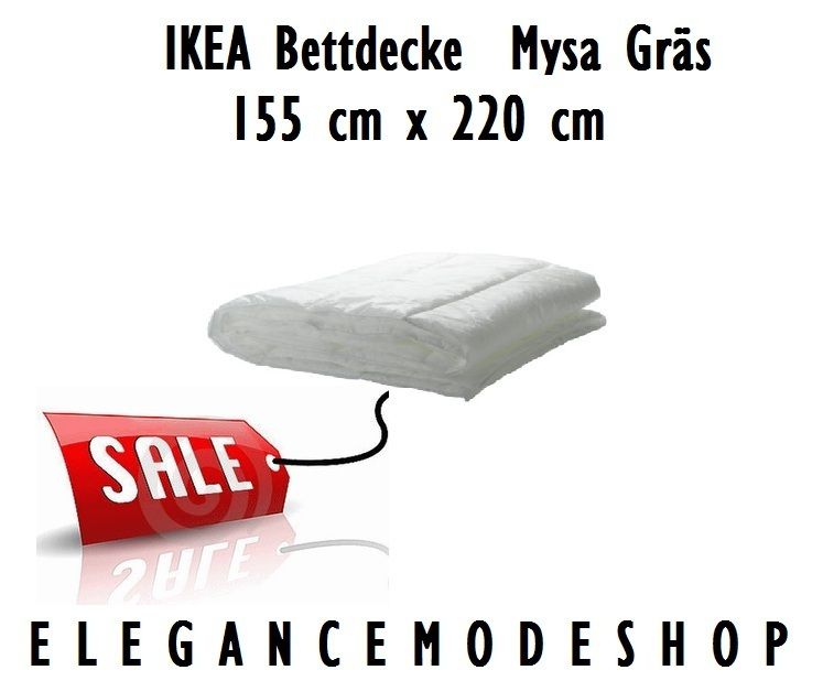 IKEA Bettdecke Mysa Gräs 155x220 NEU 155cm x 220cm