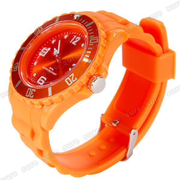 SILIKON ARMBANDUHR HERREN DAMEN UHR SPORT WATCH SOMMER TREND UNISEX