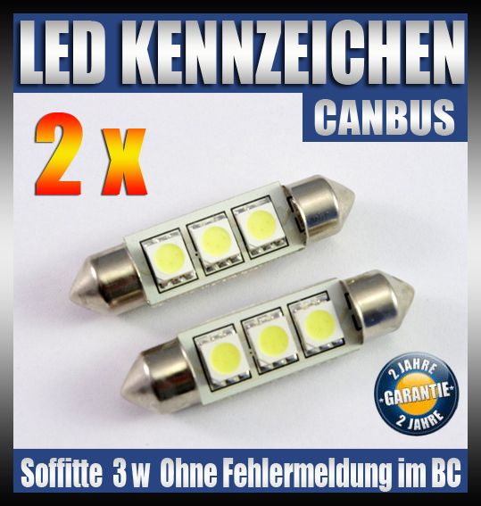 LED Kennzeichenbeleuchtung Mercedes W168 W202 W208 W210 W220 W163