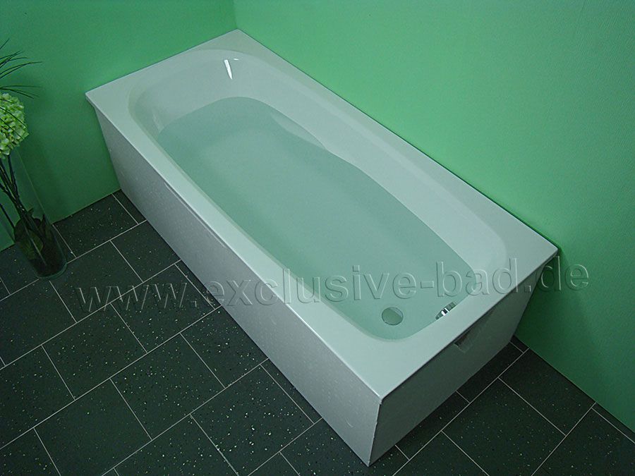 Rechteck Badewanne mit integriertem Träger 140x70, 150x70, 160x70