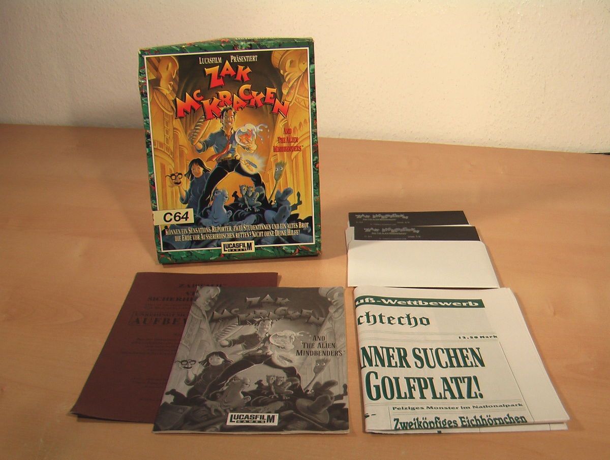 Zak McKracken and the Alien Mindbenders (Commodore 64) Deutsch #A171