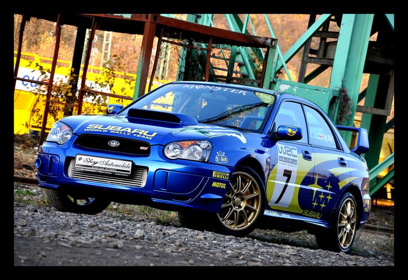 SUBARU IMPREZA STI (360 PS)der Rallye Rivale des MITSUBISHI EVO