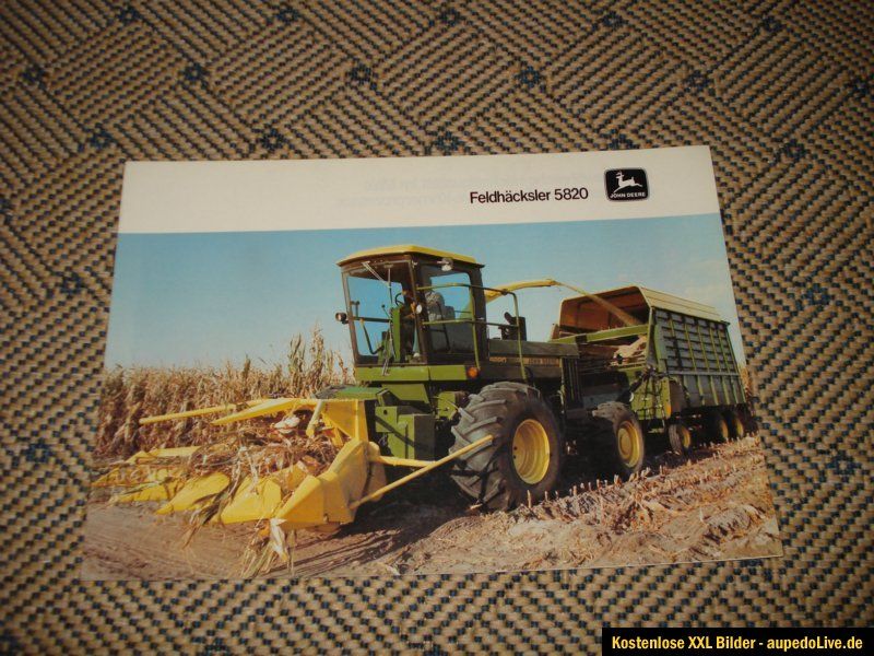 Orig. John Deere Feldhäcksler 5820 Prospekt 198?