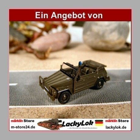 Märklin 18706 4MFOR Bundeswehr Feldjäger VW 181 offen