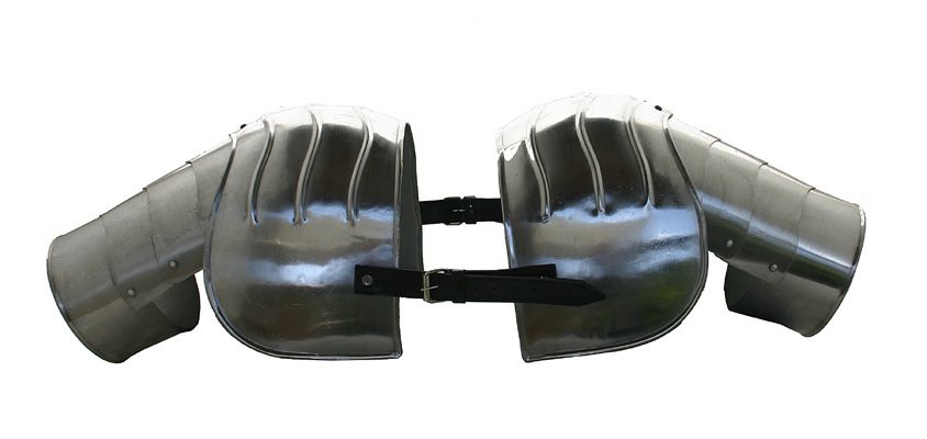 Plattenschultern Schulterpanzer Harnisch Rüstung Helm Ritterhelm LARP