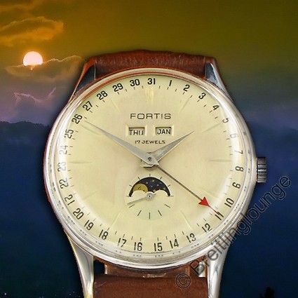 Fortis Venus 203 triple calendar Vollkalender Uhr