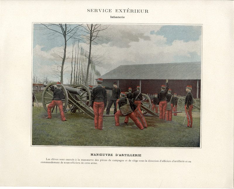 ARTILLERIE   POINTE D`AVANT GARDE   FRANKREICH   ALBUM MILITAIRE 219