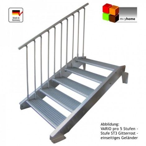 Aussentreppe Stahltreppe VARIO pro 800_GH 223 280 (300)