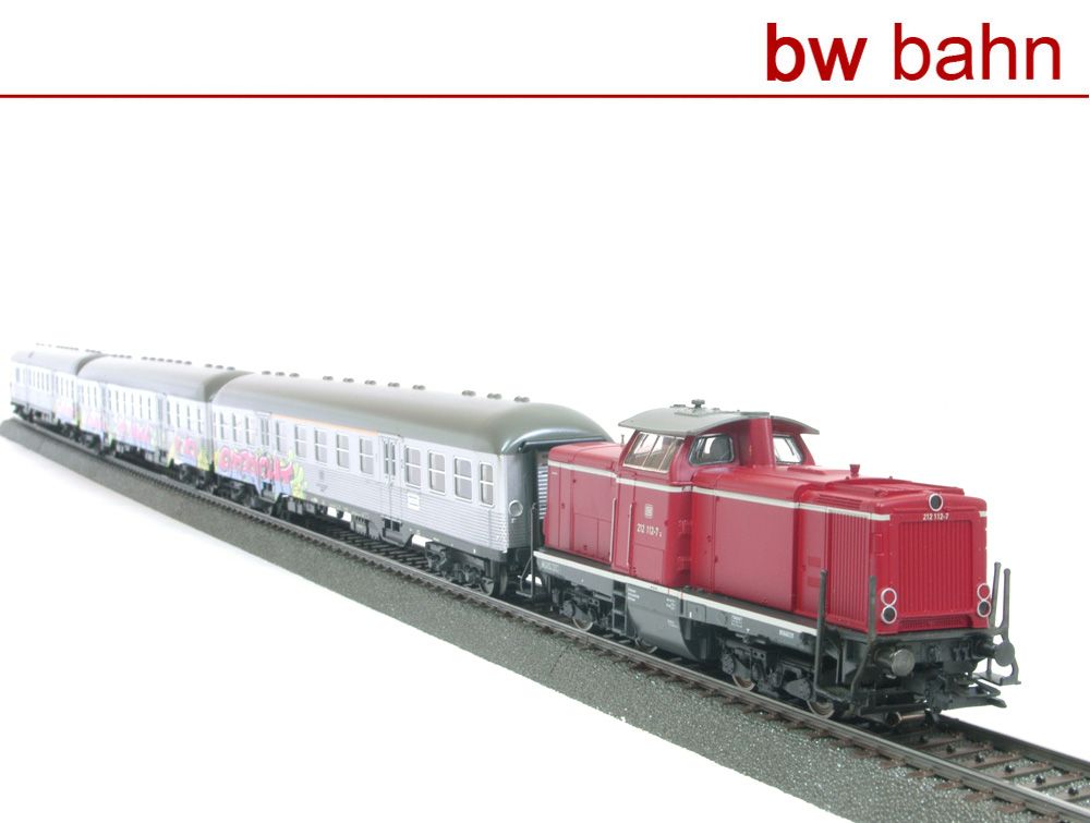 Märklin H0 26547 Nahverkehrszug DB BR 212 mfx Graffiti Neu