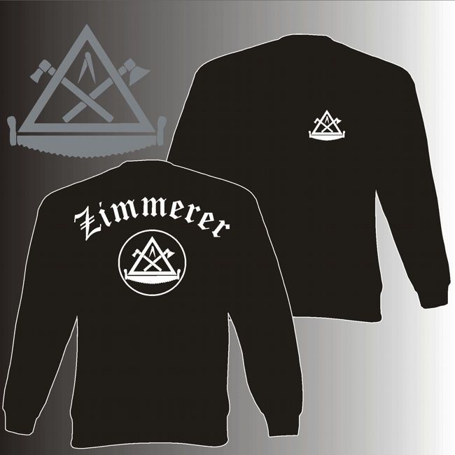 zimmerer,zimmermann,pullover,handwerk,zunft,zunftwappen,maler,maurer