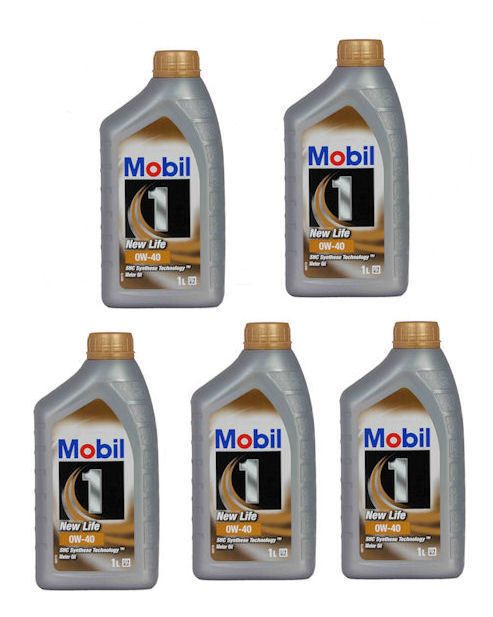 Mobil 1 New Life 0W 40 Motoröl 0W40 MB 229.5 BMW LL 01 Porsche