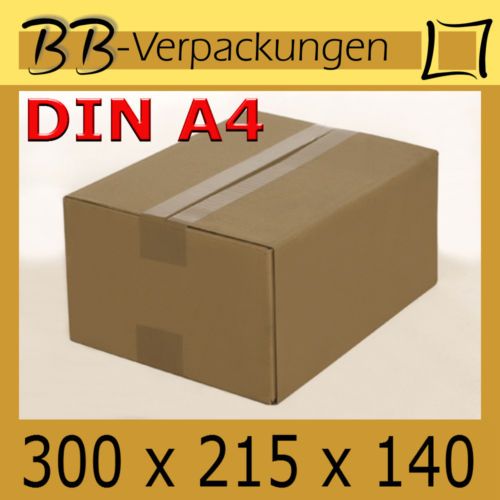 Faltschachtel Verpackung 300 x 215 x 140 DIN A4 Verpackung