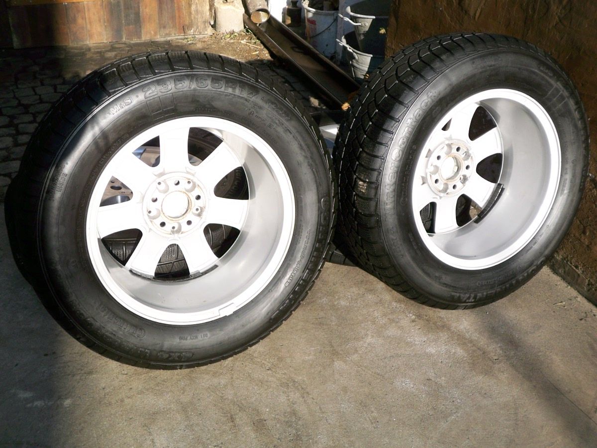 ML R M Klasse W164 W251 Alufelgen 7,5x17 5x112 235/65R17 Winter