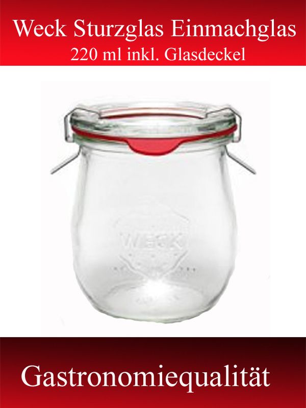 Weck Gläser Einmachgläser Sturzgläser Mini Tulpengläser