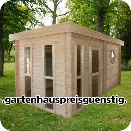 Saunahaus Blockbohlensauna Sauna Gartensauna Aussensauna 240x480, 45mm