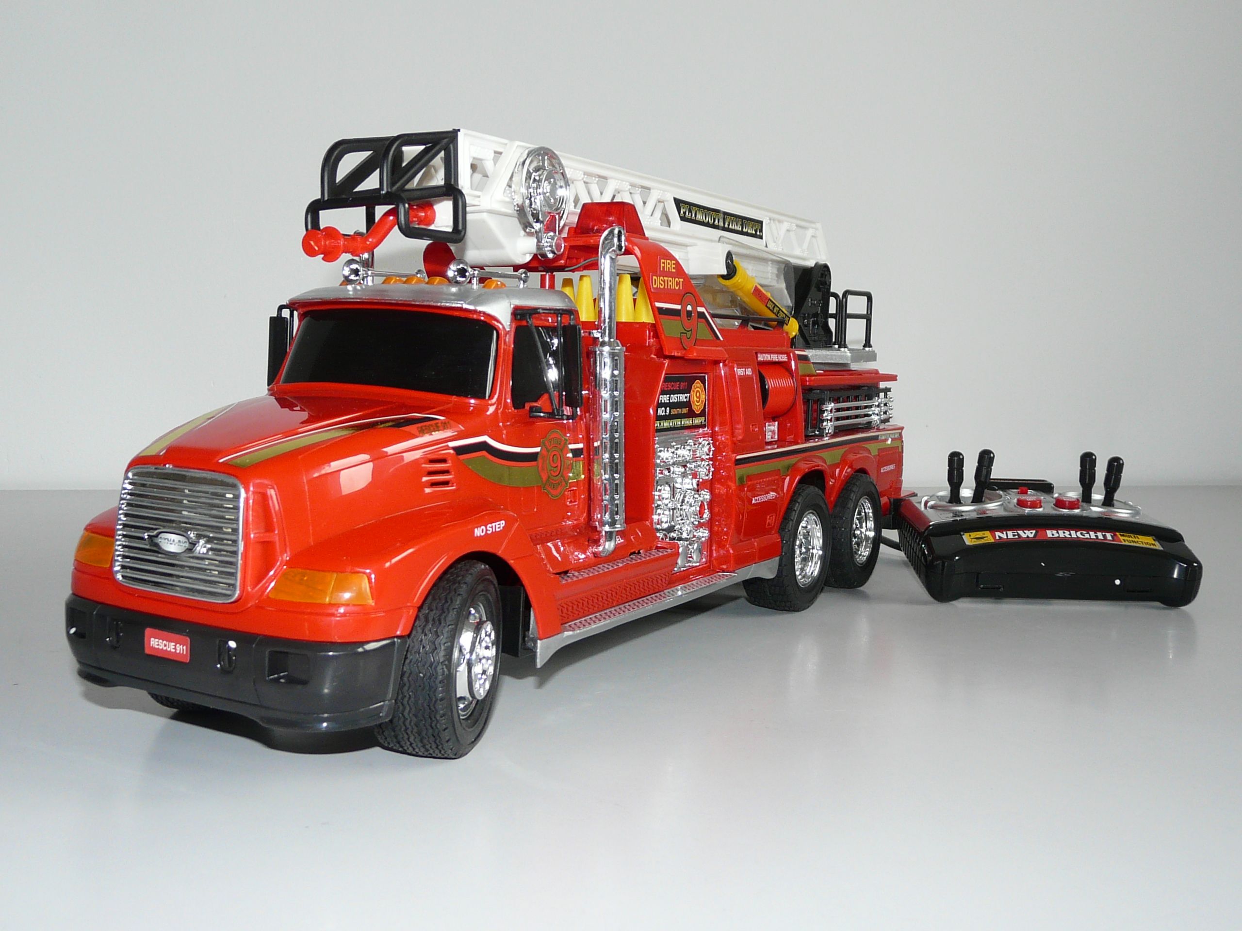 new bright fire engine