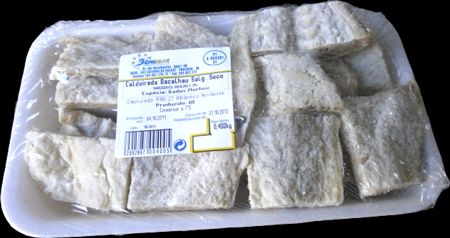 Stockfisch Stücke 400g Fisch Eintopf Bacalhau Salgado