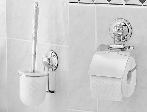 Everloc Toiletten Set 2tlg. Rollen  u. Bürstenhalter