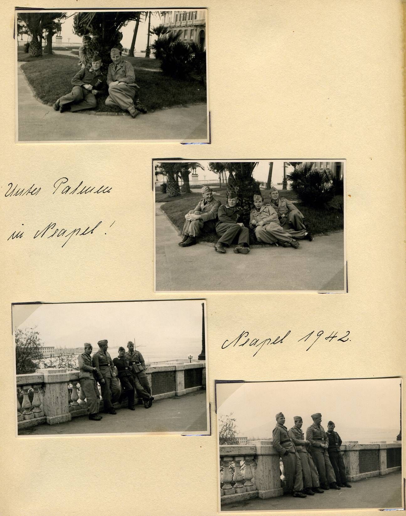 Fotoalbum Italien LW Transportfliegers Flugzeuge Ju 52 Wappen Afrika